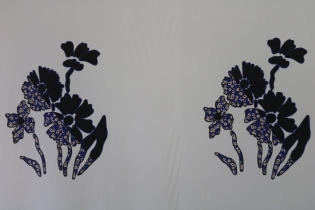 CREPE DE CHINE DE SEDA PURA ESTAMPADO