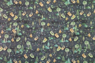 GLOSS TOQUE DE SEDA ACETINADO ESTAMPADO CARRINHO BATE-BATE