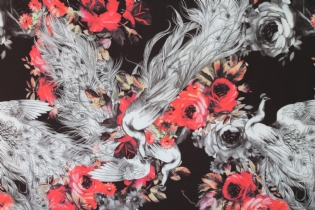 MUSSELINE COM ELASTANO ESTAMPADA