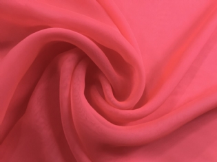 MUSSELINE TOQUE DE SEDA CORAL