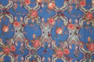 VISCOSE COM SEDA ESTAMPADA