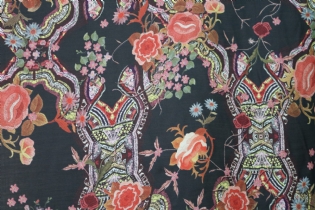 VISCOSE COM SEDA ESTAMPADA