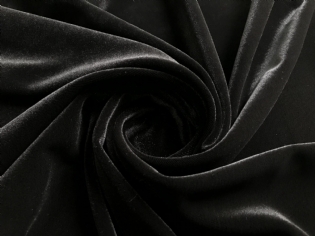 VELUDO COM ELASTANO CRYSTAL / ALEMÃO PRETO