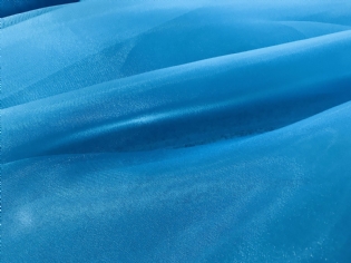 ORGANZA CRISTAL AZUL TURQUESA