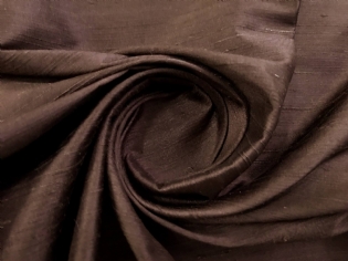 SHANTUNG DE SEDA PURA MARROM CAFÉ