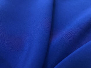 CREPE DE CHINE DE SEDA PURA AZUL ROYAL