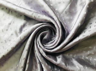 CETIM JACQUARD DE SEDA PURA LILÁS