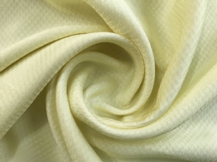 CETIM JACQUARD DE SEDA PURA AMARELO BEBÊ