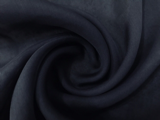 MUSSELINE DE SEDA PURA AZUL MARINHO