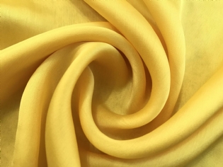 MUSSELINE DE SEDA PURA AMARELO CANÁRIO