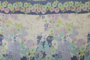 MUSSELINE DE SEDA PURA ESTAMPADA