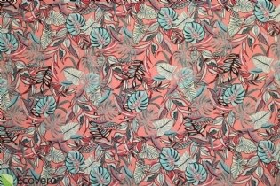 VISCOSE SUSTENTÁVEL ESTAMPADA FOLHAS II