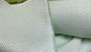 LÃZINHA TWEED DUPLA FACE DE POLIÉSTER VERDE BEBÊ