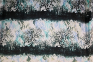 CETIM COM ELASTANO ESTAMPADO ÁRVORES I