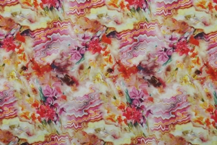 GLOSS TOQUE DE SEDA ACETINADO ESTAMPADO ABSTRATO