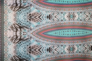 MUSSELINE COM ELASTANO ESTAMPADA BARRADA