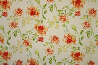 CREPE DE CHINE DE SEDA PURA ESTAMPADO FLORAL (1,15 MT LARGURA)