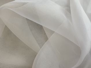ORGANZA DE SEDA PURA OFF WHITE