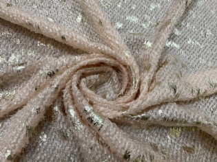 MUSSELINE DEVORÊ TRABALHADO SALMÃO & DOURADO