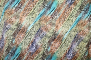 GLOSS TOQUE DE SEDA ACETINADO ESTAMPADO ONÇA ANIMAL PRINT COLORIDO