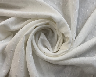 VISCOSE DEVORÊ GRAVATARIA GEOMÉTRICA OFF WHITE