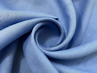 CAMBRAIA DE LINHO PURO AZUL SERENITY