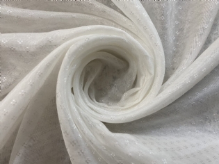 ALGODÃO COM SEDA JACQUARD GRAVATARIA OFF WHITE / SEDA MISTA