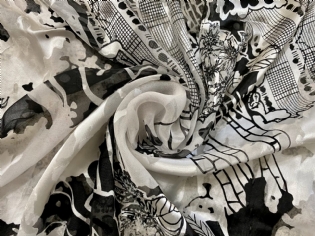 DEVORÊ DE SEDA ESTAMPADO