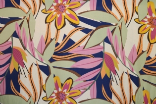 GLOSS TOQUE DE SEDA ACETINADO ESTAMPADO FLORAL