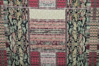 LINHO MISTO PESADO ESTAMPADO PAISLEY GEOMÉTRICO