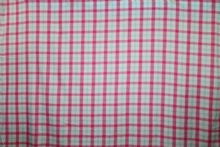 TRICOLINE DE ALGODÃO ACETINADA ESTAMPADA XADREZ