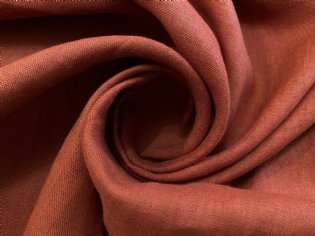 CAMBRAIA DE LINHO PURO TERRACOTA II