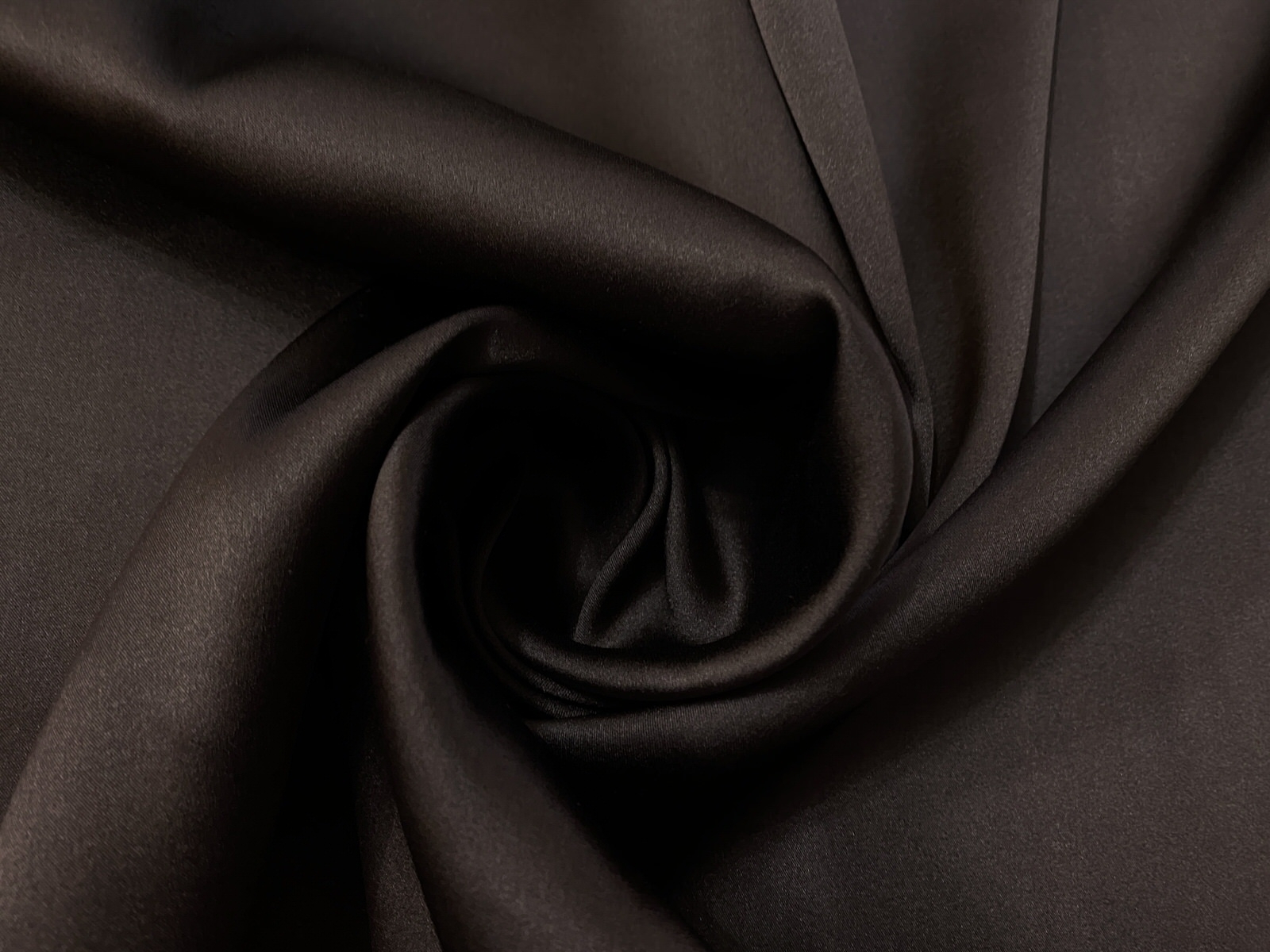 CETIM DE SEDA COM ELASTANO MARROM CAFÉ