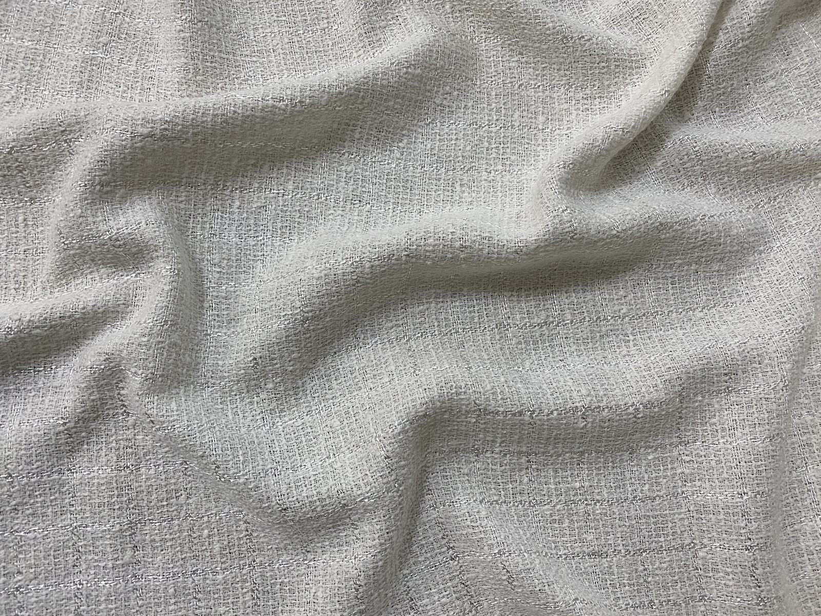 TWEED XADREZ PÉROLA