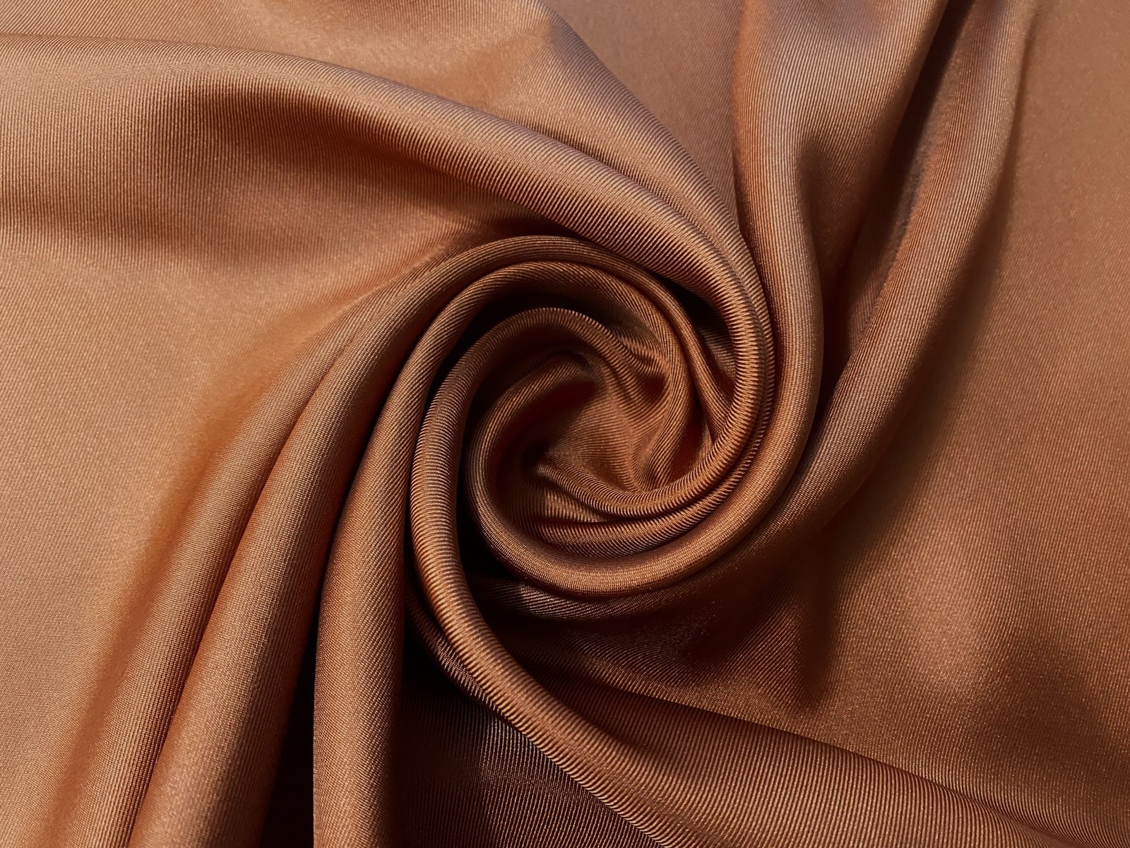 TWILL DE SEDA PURA TERRACOTA