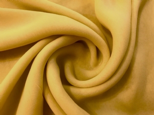 GEORGETTE DE SEDA PURA AMARELO MOSTARDA
