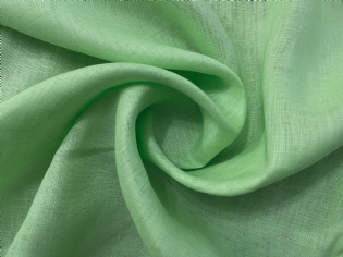 CAMBRAIA DE LINHO PURO VERDE FLUORESCENTE