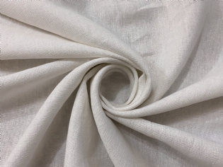 LINHO PURO OFF WHITE LISTADO METÁLICO PRATEADO