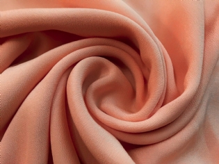 CREPE DE CHINE DE SEDA PURA SALMÃO