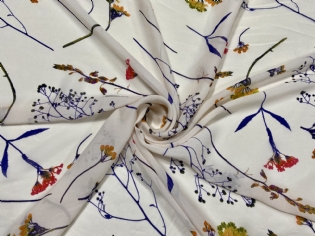 GEORGETTE DE VISCOSE ESTAMPADO FLORAL