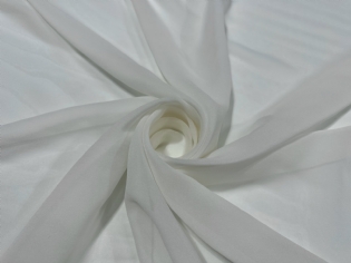 GEORGETTE DE SEDA PURA OFF WHITE