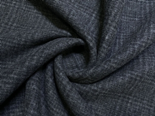 LÃ PURA PELE DE CAMELO DUPLA FACE XADREZ CINZA