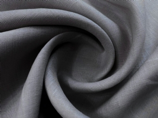 CAMBRAIA DE LINHO PURO CINZA MÉDIO