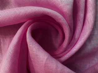 CAMBRAIA DE LINHO PURO ROSA CHICLETE II