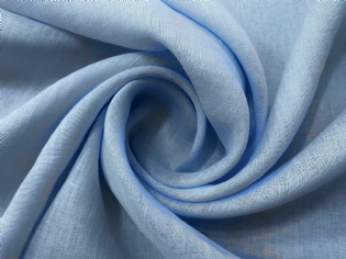 CAMBRAIA DE LINHO PURO AZUL BEBÊ II