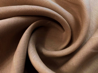 CAMBRAIA DE LINHO MISTO CARAMELO