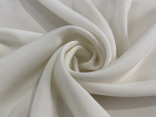 CREPE DE CHINE DE SEDA MISTA OFF WHITE