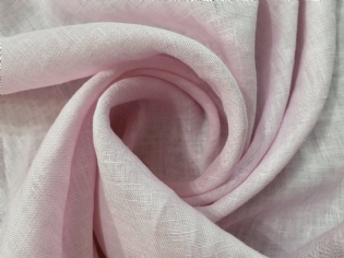 CAMBRAIA DE LINHO PURO ROSA BEBÊ I