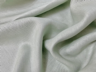 CAMBRAIA DE LINHO PURO VERDE BEBÊ I