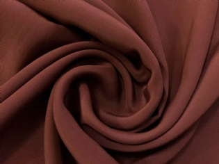 CREPE DE CHINE DE SEDA PURA TERRACOTA IV